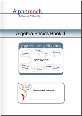Book cover for Algebra Basics Book 4