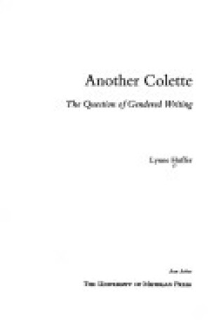 Cover of Another Colette
