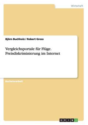 Book cover for Vergleichsportale für Flüge. Preisdiskriminierung im Internet