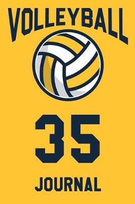 Book cover for Volleyball Journal 35