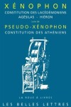Book cover for Xenophon, Constitution Des Lacedemoniens, Agesilas - Hieron
