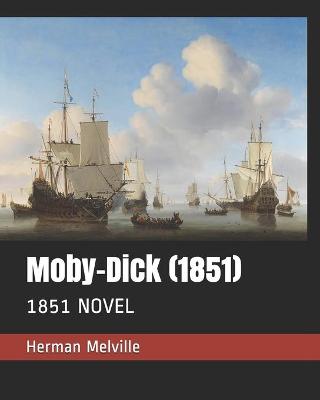 Book cover for Moby-Dick (1851)