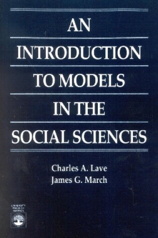 Cover of An Introduction to Models in the Social Sciences