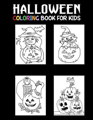 Book cover for Halloween Coloring Book for Kids