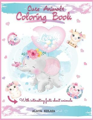 Cover of cute animals coloring book