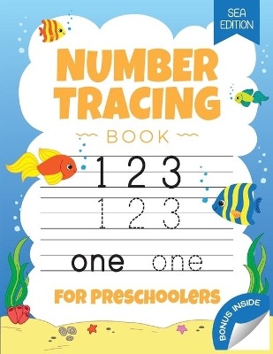 Book cover for Number Tracing Book for Preschoolers