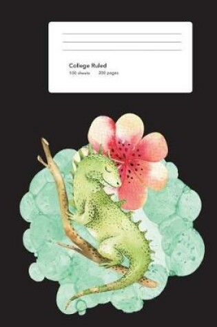 Cover of Iguana Composition Book College Ruled