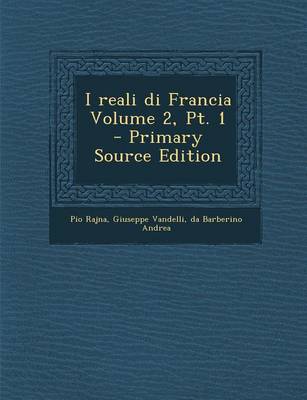 Book cover for I Reali Di Francia Volume 2, PT. 1