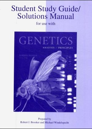 Book cover for Student Study Guide/Solutions Manual to accompany Genetics