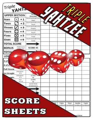 Book cover for Triple Yahtzee Score Sheets