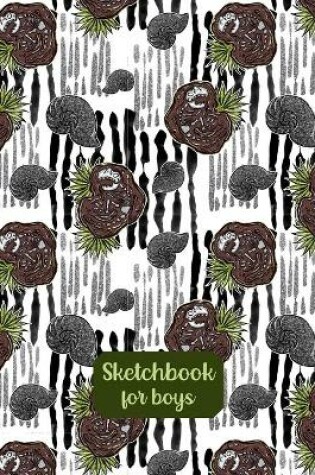 Cover of Sketchbook for Boys-Art Paper Kids-Sketch Book Boy- Kids Sketch Pads for Drawing-Sketch Book 8x5-Drawing Pad Boys-Sketch Paper Kids- Notepad Drawing