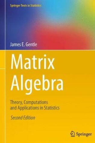 Cover of Matrix Algebra