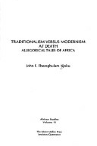 Cover of Traditionalism Versus Modernism at Death