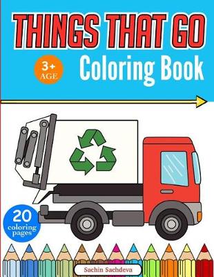 Book cover for Things That Go Coloring Book