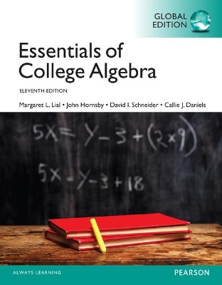 Book cover for Essentials of College Algebra, Global Edition