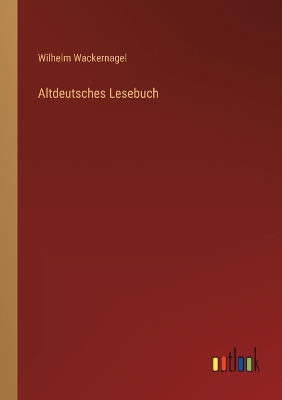 Book cover for Altdeutsches Lesebuch