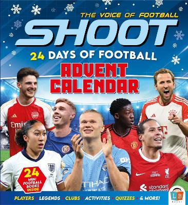 Book cover for Shoot 24 Days of Football Mini Books Advent Calendar 2024