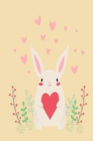 Cover of Cute Bunny Rabbit Lined Journal