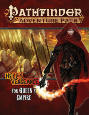 Book cover for Pathfinder Adventure Path: Hell's Vengeance Part 4 - For Queen & Empire