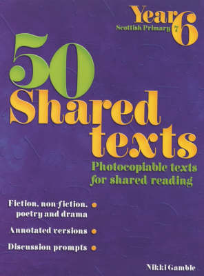 Cover of 50 Shared Texts for Year 6