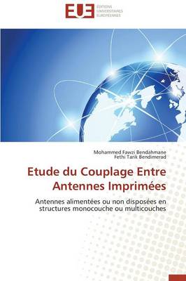 Cover of Etude Du Couplage Entre Antennes Imprim es