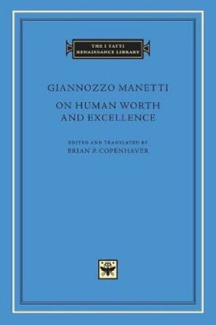 Cover of On Human Worth and Excellence