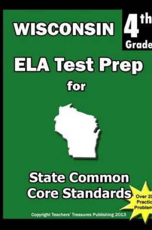 Cover of Wisconsin 4th Grade ELA Test Prep