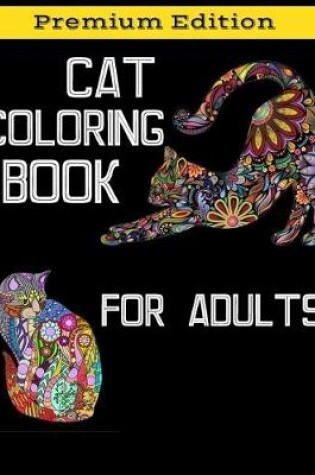 Cover of Cat Coloring Book for Adults