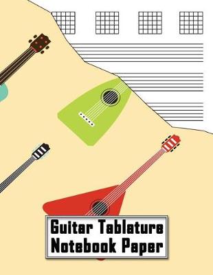 Cover of Guitar Tablature Notebook Paper