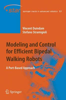 Book cover for Modeling and Control for Efficient Bipedal Walking Robots