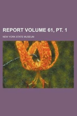 Cover of Report Volume 61, PT. 1