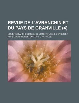 Book cover for Revue de L'Avranchin Et Du Pays de Granville (4)