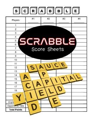 Book cover for Scrabble Score Sheets