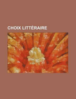 Book cover for Choix Litteraire (1-2)