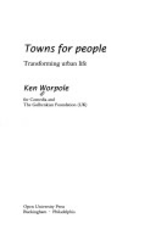 Cover of Towns for People