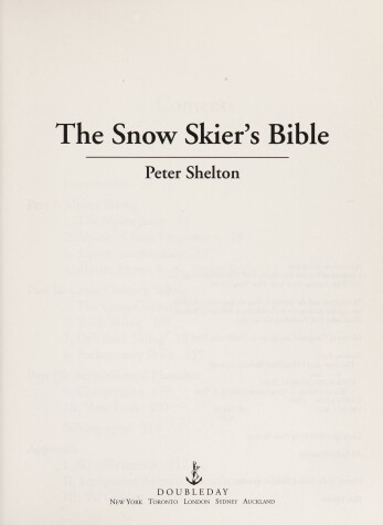 Book cover for The Snow Skier's Bible