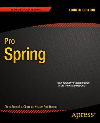 Book cover for Pro Spring