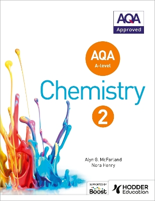 Book cover for AQA A Level Chemistry Student Book 2