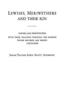 Book cover for Lewises, Meriwethers and Their Kin