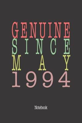 Book cover for Genuine Since May 1994