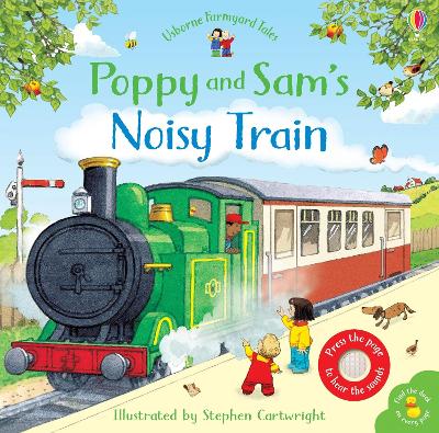 Book cover for Poppy and Sam's Noisy Train Book