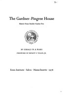 Book cover for The Gardner-Pingree House