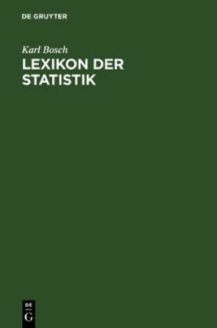 Cover of Lexikon Der Statistik