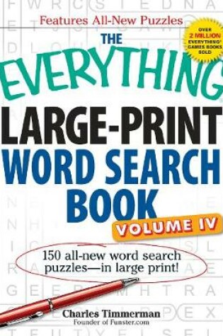Cover of The Everything Large-Print Word Search Book, Volume IV