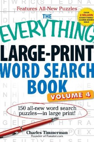 Cover of The Everything Large-Print Word Search Book, Volume IV