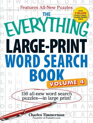 Cover of The Everything Large-Print Word Search Book, Volume IV