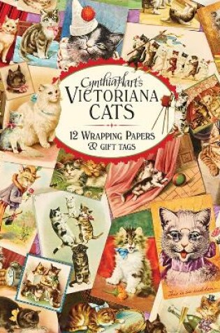 Cover of Cynthia Hart's Victoriana Cats: 12 Wrapping Papers and Gift Tags