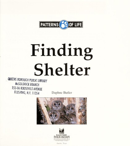 Cover of Finding Shelter