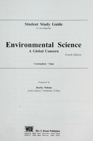 Cover of Environmental Science 4e Sg