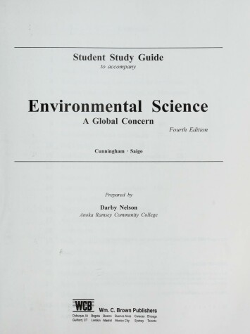 Book cover for Environmental Science 4e Sg